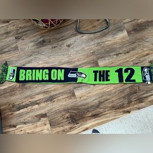 Seattle seahawks scarf 60 Inch Bring On The 12 Winter Go Hawks Reversible Fringe